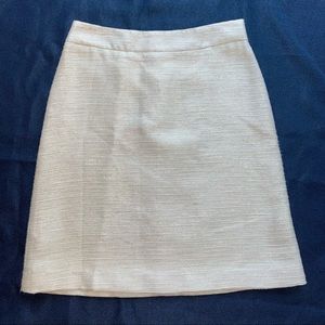 Paper Crown white skirt w gold thread size 10